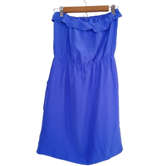 Amanda Uprichard Strapless Silk Dress - Picture 2 of 15